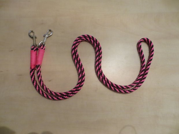 Reins with finishing